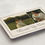 "Timeless Border" - Graduation Announcements in Almond by Brianne Larsen - Detail