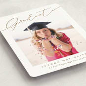 "Celebratory" - Graduation Announcements in Golden by Carolyn MacLaren - Detail