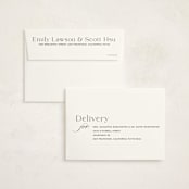 "Classical Grad" - Graduation Announcements in Blanco by Megan Davis - FREE Recipient Addressing