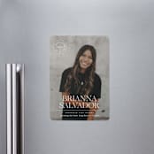 "Modern Crest" - Graduation Announcements in Clouds by Owl and Toad - Magnet Front