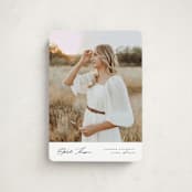 "Elegance" - Graduation Announcements in Cloud by Nicole Walsh - Front