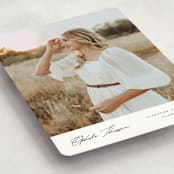 "Elegance" - Graduation Announcements in Cloud by Nicole Walsh - Detail