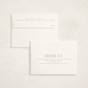 "Modern Serif" - Graduation Announcements in Snow by Ellen Schlegelmilch - FREE Recipient Addressing