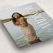 "Pillar" - Graduation Announcements in Snow by Owl and Toad - Detail