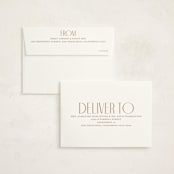 "Pillar" - Graduation Announcements in Snow by Owl and Toad - FREE Recipient Addressing