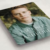"Classy Stack" - Graduation Announcements in Limestone by Erica Krystek - Detail