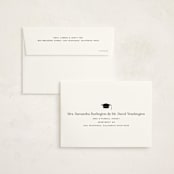 "Classy Stack" - Graduation Announcements in Limestone by Erica Krystek - FREE Recipient Addressing