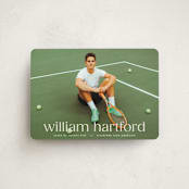 "Hartford" - Graduation Announcements in Silk by Ellen Schlegelmilch - Front