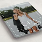 "Broken Border" - Graduation Announcements in Snow by Lauren Chism - Detail