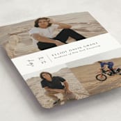 "Grad Trio" - Graduation Announcements in Snow by Nicoletta Savod - Detail