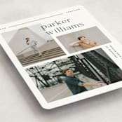"Margins" - Graduation Announcements in Onyx by Pixel and Hank - Detail