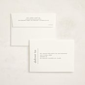 "Margins" - Graduation Announcements in Onyx by Pixel and Hank - FREE Recipient Addressing