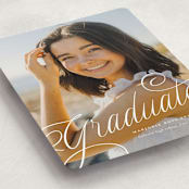 "Swooping" - Graduation Announcements in Cotton by Carmia Jordaan - Detail