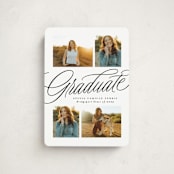 "Classic quad" - Graduation Announcements in Newspaper by Lea Delaveris - Front