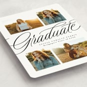 "Classic quad" - Graduation Announcements in Newspaper by Lea Delaveris - Detail