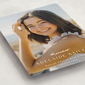 "graceful" - Graduation Announcements in Cotton by Emily Sabol Goss - Detail
