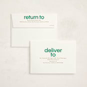 "School Color Duo" - Graduation Announcements in Grass by Jackie Crawford - FREE Recipient Addressing