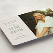 "New Era" - Graduation Announcements in Sea glass by Cindy Reynolds - Detail