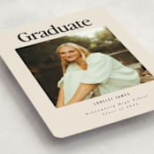 "Persistence" - Graduation Announcements in Cream by Nazia Hyder - Detail