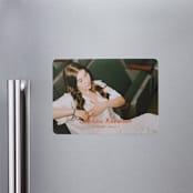 "The Edge" - Graduation Announcements in Mango by Gwen Bedat - Magnet Front