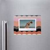 "colorwave" - Graduation Announcements in Sunset by Lori Wemple - Magnet Front