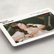 "Vinyl" - Graduation Announcements in Espresso by Megan Davis - Detail