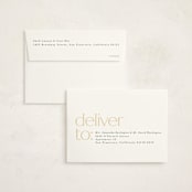 "chic five" - Graduation Announcements in Marigold by Carolyn Nicks - FREE Recipient Addressing