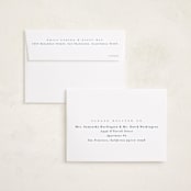 "Linen frame" - Graduation Announcements in Jeans by Lea Delaveris - FREE Recipient Addressing