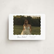 "r e f l e c t i o n" - Graduation Announcements in Charcoal by Sara Hicks Malone - Front