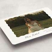 "r e f l e c t i o n" - Graduation Announcements in Charcoal by Sara Hicks Malone - Detail