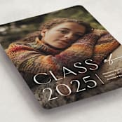"Contemplate" - Graduation Announcements in Snowberry by Pixel and Hank - Detail