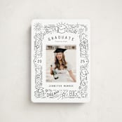"Dream Big Grad" - Graduation Announcements in Snow by Stephanie Hawkes - Front