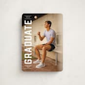 "Upward" - Graduation Announcements in Alabaster by Erica Krystek - Front