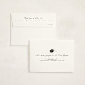 "The Trio" - Graduation Announcements in Onyx by Benita Crandall - FREE Recipient Addressing