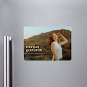"morgan" - Graduation Announcements in Ivory by Ellen Schlegelmilch - Magnet Front