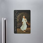 "Shiny year" - Graduation Announcements in Noir by Creo Study - Magnet Front