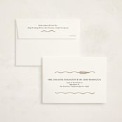 "Tassel Scallop" - Graduation Announcements in Snow by Susan Zinader - FREE Recipient Addressing