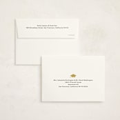 "Academy" - Graduation Announcements in Pearl by Jennifer Postorino - FREE Recipient Addressing
