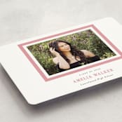 "charm" - Graduation Announcements in Peony by Sara Hicks Malone - Detail