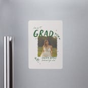 "Playful" - Graduation Announcements in Avocado by Vera Lim - Magnet Front