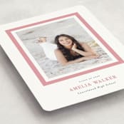 "charm" - Graduation Announcements in Peony by Sara Hicks Malone - Detail