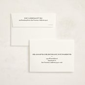 "Calligraphic Ink" - Graduation Announcements in Cotton by Chryssi Tsoupanarias - FREE Recipient Addressing