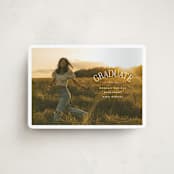 "Study Guide" - Graduation Announcements in Cloud by Carolyn MacLaren - Front