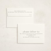 "Understated" - Graduation Announcements in Salt by Ekko Studio - FREE Recipient Addressing