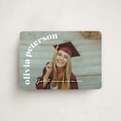 "Casual chic" - Graduation Announcements in Cotton by Creo Study - Front