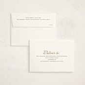 "vintage script" - Graduation Announcements in Golden by Maja Cunningham - FREE Recipient Addressing