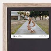 "Elegance" - Graduation Announcements in Cloud by Nicole Walsh - Magnet Front
