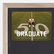 "Upward" - Graduation Announcements in Alabaster by Erica Krystek - Magnet Front