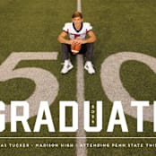 "Upward" - Graduation Announcements in Alabaster by Erica Krystek - Detail