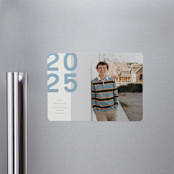 "Modern Year" - Graduation Announcements in Lake by Kelly Watkins - Magnet Front